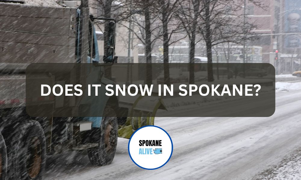 does it snow in Spokane Washington